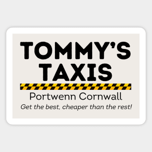 Doc Martin Tommy's Taxis Portwenn Port Isaac Cornwall Magnet